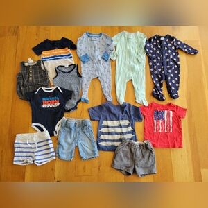 Baby boys size 3-6 months clothes bundle